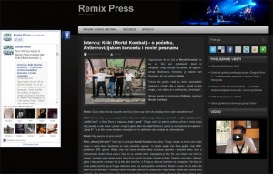 05.11.2012 - REMIX PRESS internet magazin
